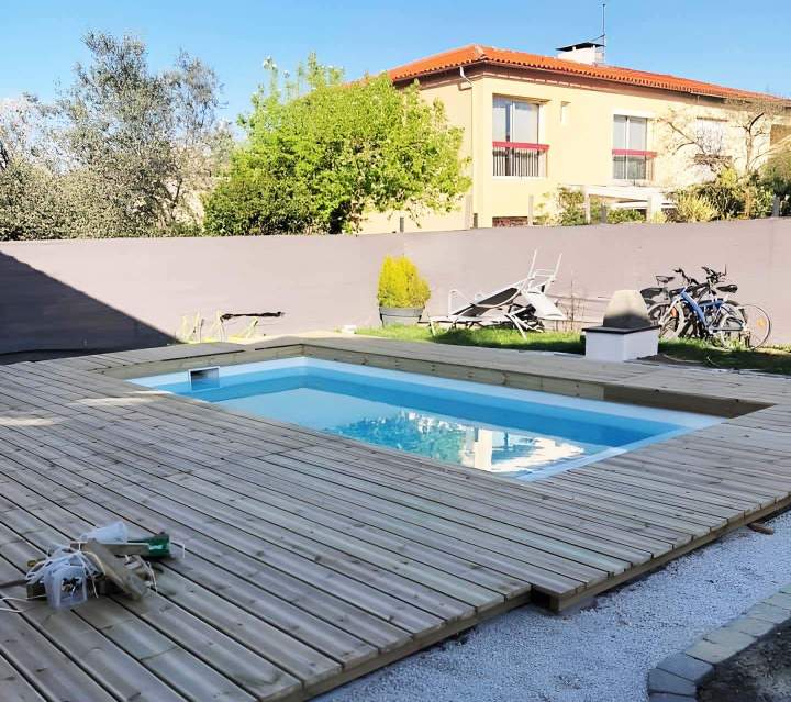 Construction de bassin sur mesure